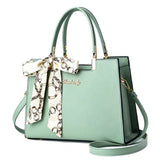 Summer Silk Scarf Shoulder Bag with Large Capacity