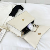 High Versatile Leather Texture Handbag Chain Handbag Shoulder Bag