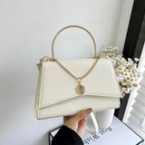High Versatile Leather Texture Handbag Chain Handbag Shoulder Bag