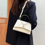 High Versatile Leather Texture Handbag Chain Handbag Shoulder Bag