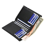 Vintage Masonic Cross Leather Wallet Billfold Credit Card Holders Short Purses