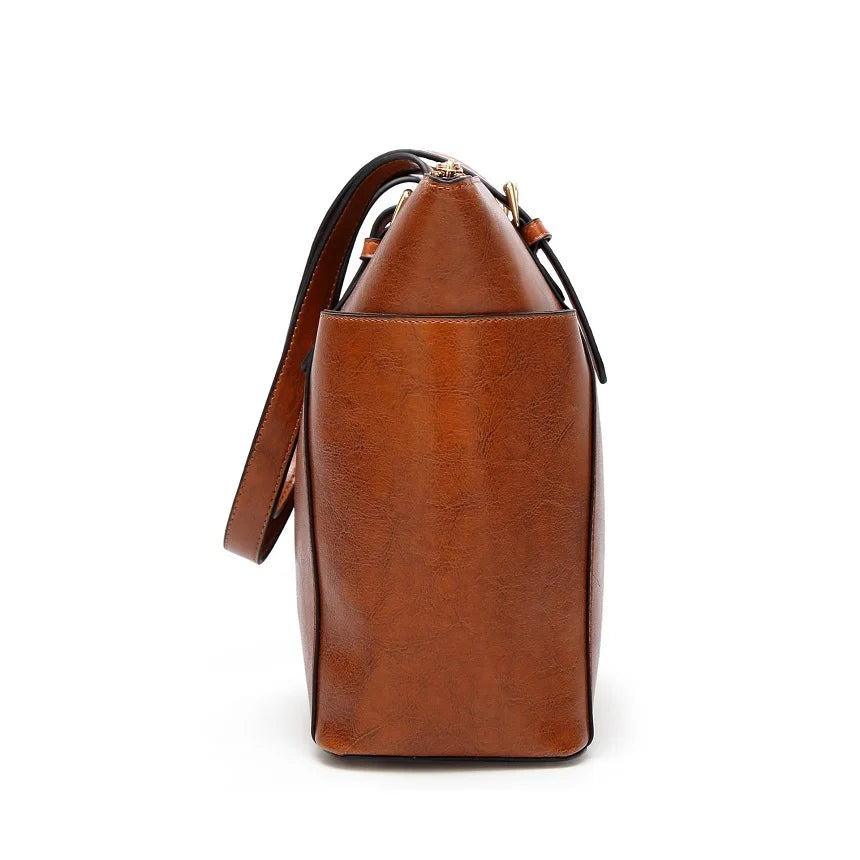 High Vintage Shoulder Satchel Bag for Women