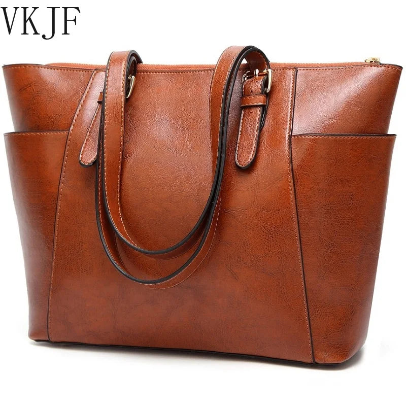 High Vintage Shoulder Satchel Bag for Women