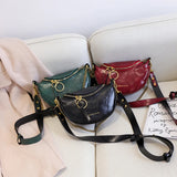 Women's High Waist PU Leather Fanny Pack Crossbody Bag