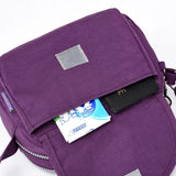 Waterproof Light Nylon Women Crossbody Bag Multi-Pockets Female Shoulder Bag