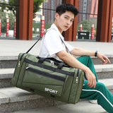 Waterproof Oxford Travel Bag Men's Sport Duffle Large Capacity Handbag
