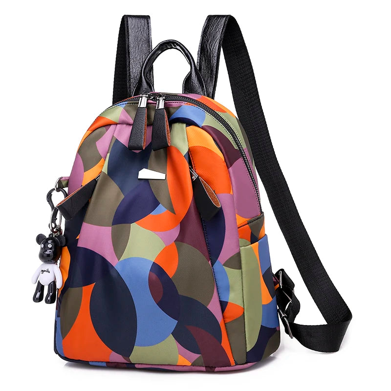 High Waterproof Oxford Women Backpack Anti-theft Large Capacity