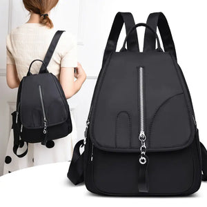 Waterproof Women Backpack Oxford Cloth Shoulder Bags Light School Bags