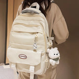 High Woman Backpack Schoolbag For Teenage Girls Boys Student Rucksack College