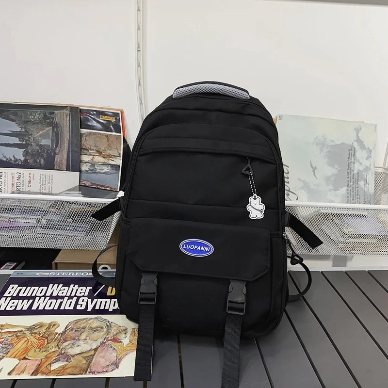 High Woman Backpack Schoolbag For Teenage Girls Boys Student Rucksack College