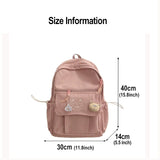 Waterproof High Women Backpack Multi-pocket Large Capacity Rucksack