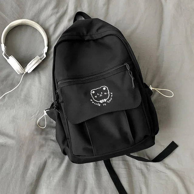 Waterproof High Women Backpack Multi-pocket Large Capacity Rucksack