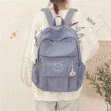 Waterproof High Women Backpack Multi-pocket Large Capacity Rucksack