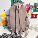 Waterproof Nylon Women Backpack for Teenage Girls - Laptop Bagpack