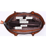 High Women Bucket Bag Oil Wax Women Leather Handbags Big Tote Famous Brands