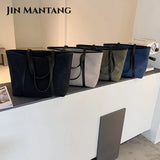High Women Canvas Handbags Ladies Large Capacity Shoulder Bag
