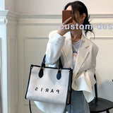 Women Canvas Handbags Tote Bags Shoulder Messenger Bags Large Capacity Crossbody