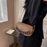 Women Chain Crossbody Bag Casual Small Shoulder Messenger Bag