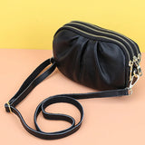 Women Leather Messenger Bag Shoulder Crossbody Phone Bolsas