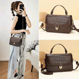 Retro Small Square Bag Women Handbags Purse Shoulder Cross-body Bag