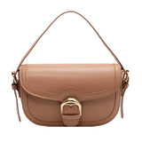 Women Saddle Crossbody Bag Small Pu Leather Shoulder Messenger Bag