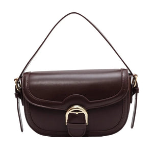 Women Saddle Crossbody Bag Small Pu Leather Shoulder Messenger Bag