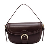 Women Saddle Crossbody Bag Small Pu Leather Shoulder Messenger Bag