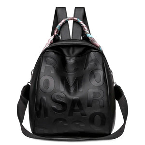 Women Leather Backpack Lady Shoulder Bag School Backpacks For Teens Girls