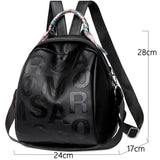 Women Leather Backpack Lady Shoulder Bag School Backpacks For Teens Girls