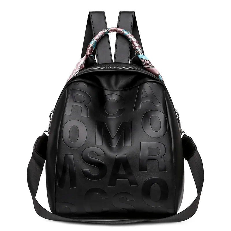 Women Leather Backpack Lady Shoulder Bag School Backpacks For Teens Girls