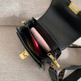 Vintage Brown Leather Handbag Crossbody Messenger Bag