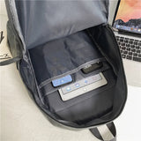 High Capacity Travel Backpack Soft Leather Men's Girl Back Pack