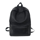 High Capacity Travel Backpack Soft Leather Men's Girl Back Pack