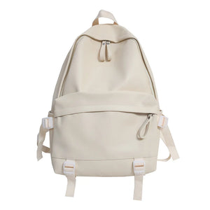 Soft Leather Men's Backpack Large Capacity Travel Bag