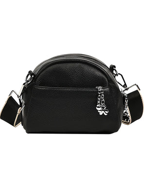 PU Leather Women Messenger Bag Vintage Handbag Girls Crossbody Bag