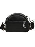 PU Leather Women Messenger Bag Vintage Handbag Girls Crossbody Bag