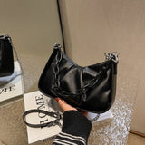 Women PU Leather Shoulder Bag Chain Small Handbags