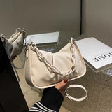 Women PU Leather Shoulder Bag Chain Small Handbags