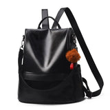 Vintage Women Pu Leather Backpack Casual Travel Shoulder Bag Laptop School Bags