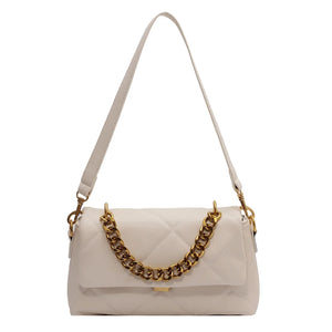 Women Pu Leather Chain Shoulder Bag Crossbody Bags Casual Handbags Messenger Bag