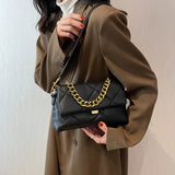 Women Pu Leather Chain Shoulder Bag Crossbody Bags Casual Handbags Messenger Bag
