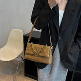 Women Pu Leather Chain Shoulder Bag Crossbody Bags Casual Handbags Messenger Bag