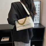 Women Pu Leather Chain Shoulder Bag Crossbody Bags Casual Handbags Messenger Bag
