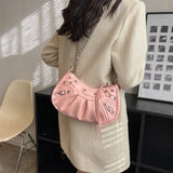 Women Leather Chain Shoulder Bag Small Crossbody Bags