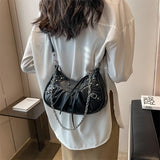 Women Leather Chain Shoulder Bag Small Crossbody Bags