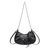 Women Leather Chain Shoulder Bag Small Crossbody Bags