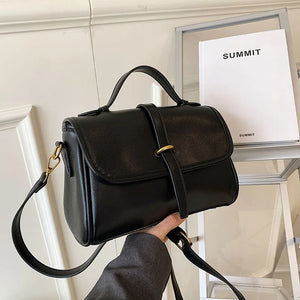 Vintage Women Pu Leather Shoulder Bag Small Crossbody Bag