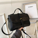 Vintage Women Pu Leather Shoulder Bag Small Crossbody Bag