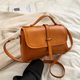 Vintage Women Pu Leather Shoulder Bag Small Crossbody Bag