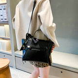 Women Pu Leather Handbags Messenger Bags Casual Female Shoulder Travel Bag